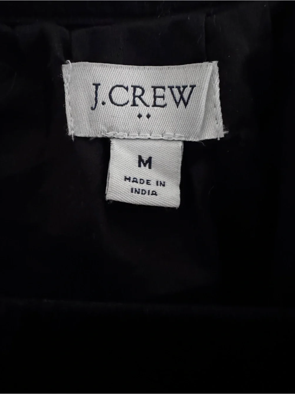 J. Crew Black Long-Sleeve Button-Front Belted Dress